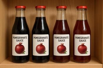 Köz sosu için cam şişeler: kıvam ve renk karşılaştırması