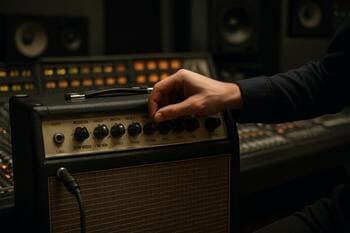 Amplifikatör ve kabin: kontrol odasında seviye ayarı