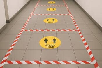 Sıra düzeni: şerit ve mesafe işaretleri ile kuyruk