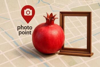 Foto Noktası: dev nar dekoru ve çerçeve